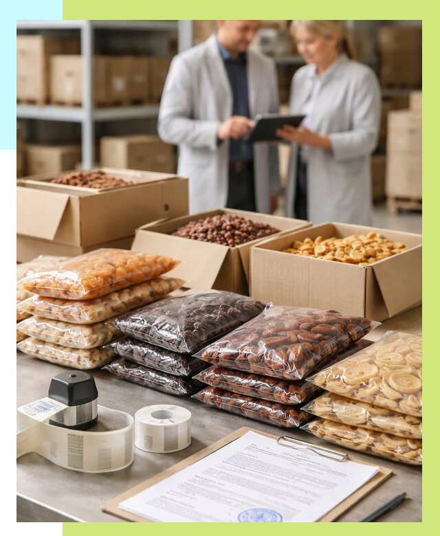 Сертификация сухофруктов в Саранске от 12643 р. | Алешин-Срн под ключ