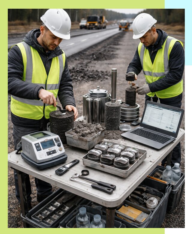 Сертификация асфальта: испытания и подтверждение в Саранске