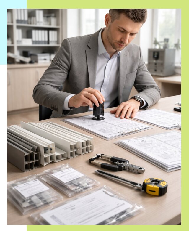 Сертификация ПВХ продукции в Саранске от 8956 р., Алешин-Срн