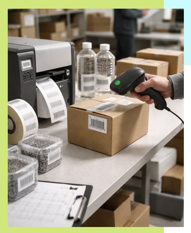 Штрихкодирование продукции и маркировка для продажи в Саранске