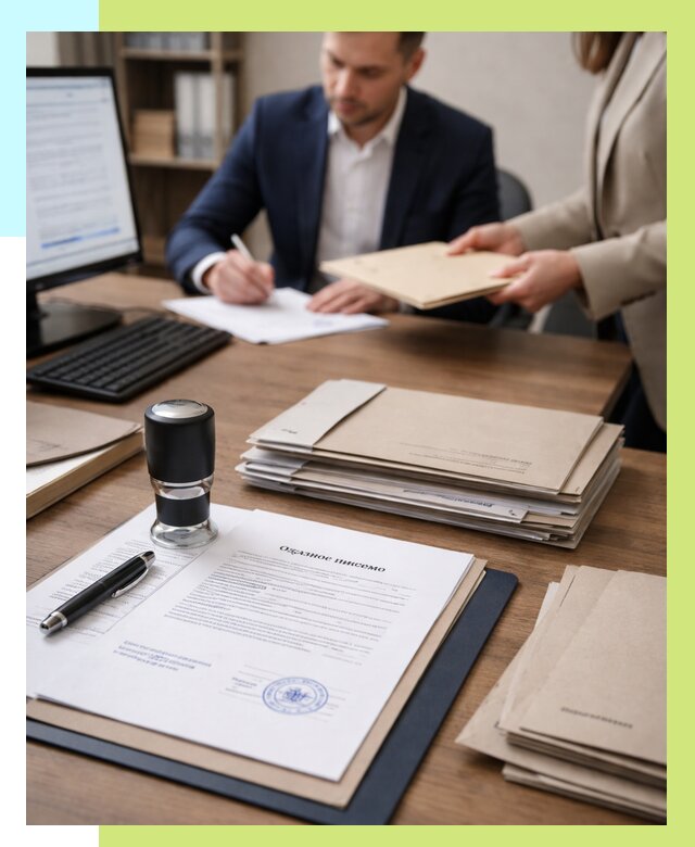 Отказное письмо для таможни в Саранске от 3161 р, Алешин-Срн