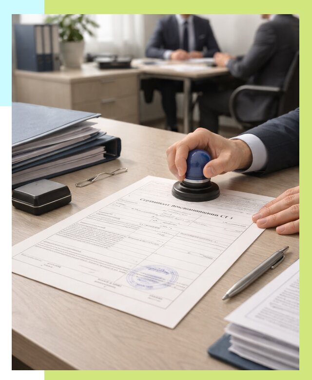 Сертификат происхождения СТ 1 в Саранске от 4741 р. | Алешин-Срн