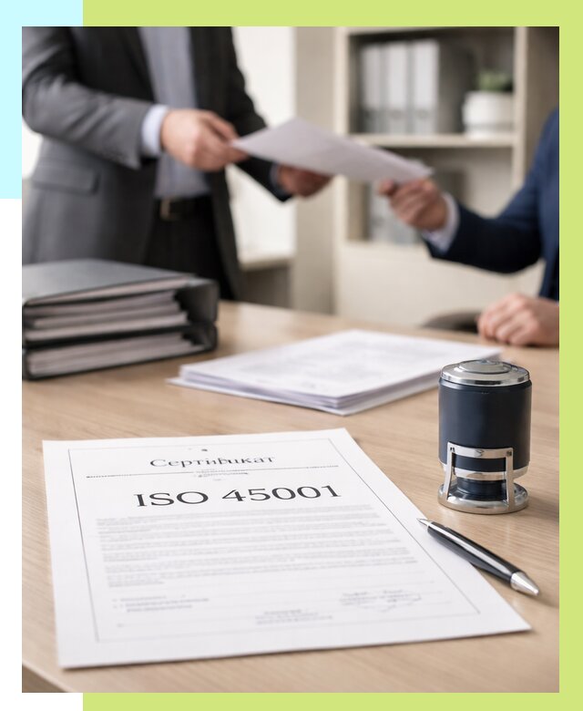 Сертификат ISO 45001 в Саранске под ключ от 47412 р. | Алешин-Срн