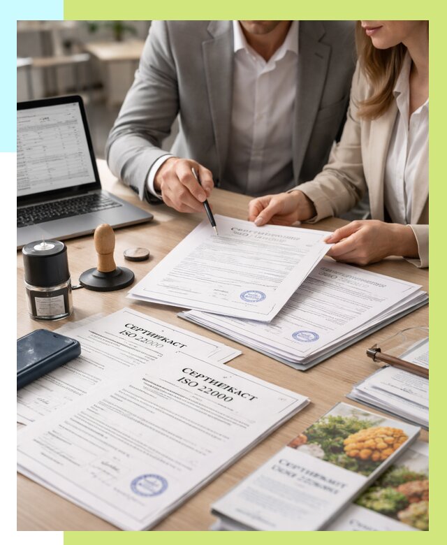 Сертификат ISO 22000 в Саранске от 42144 р. под ключ | Алешин-Срн